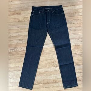 Levi's Indigo Denim with Tan Patch